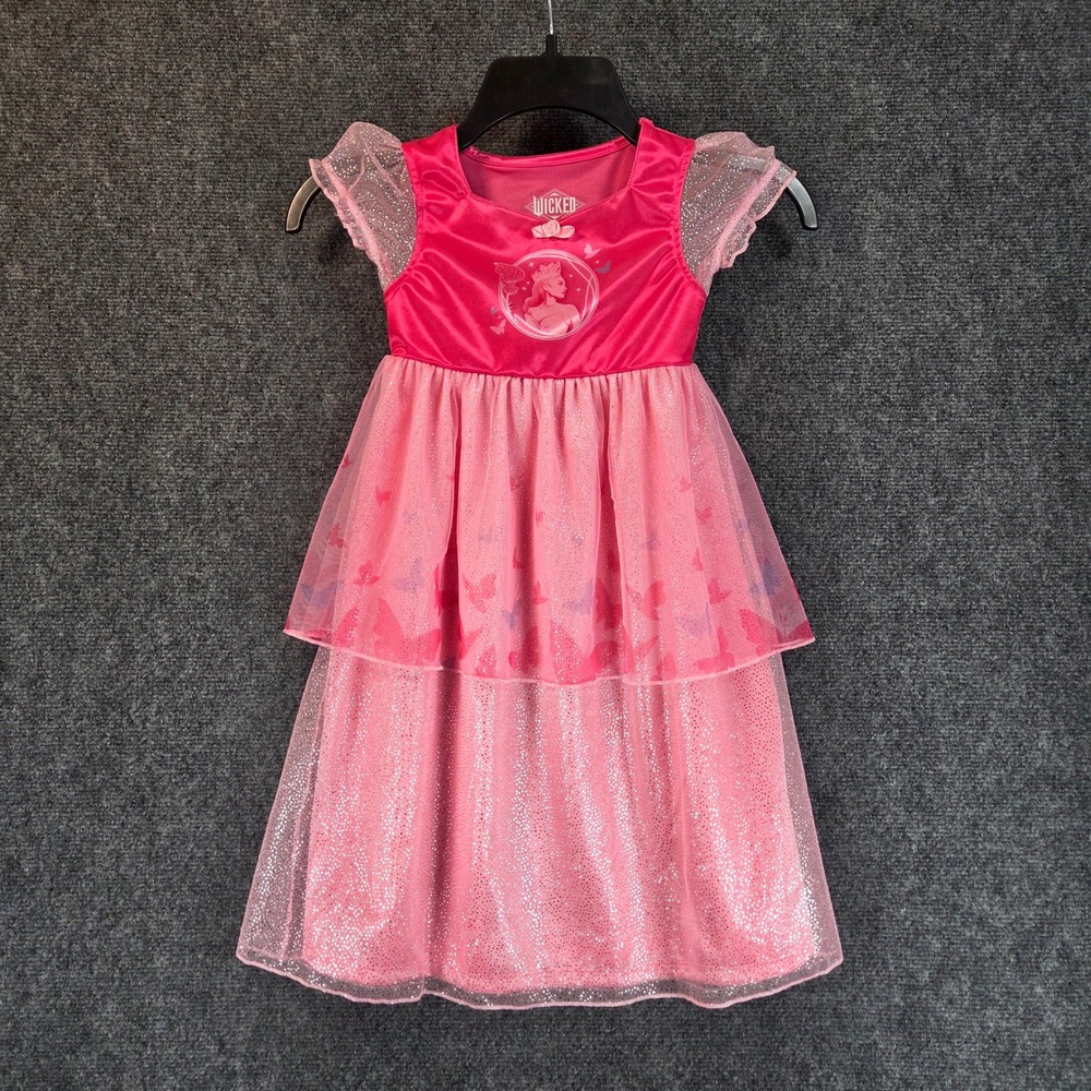 Wicked‎ Glinda Nightgown Dress Toddler Size 4T Pink Butterfly Costume New